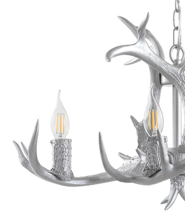 Eldora Adjustable Resin Antler LED Chandelier